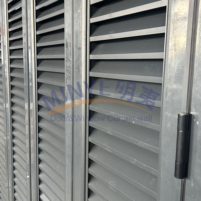 Energía VERTICAL Aluminio Doblado Patio Puertas de vidrio plegables Función exterior A prueba de viento