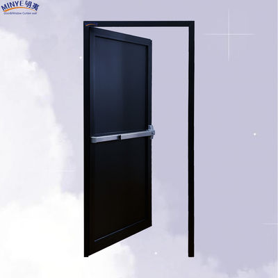 Mejorar sus puertas exteriores con una puerta de aluminio negro de doble pivote de 2,0 mm de espesor
