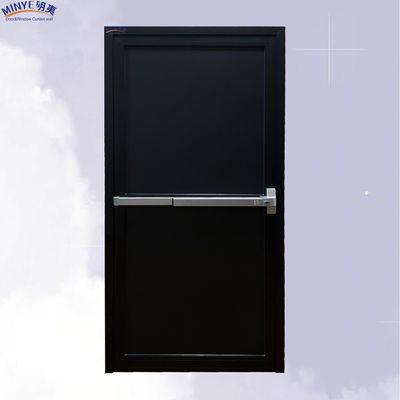 Mejorar sus puertas exteriores con una puerta de aluminio negro de doble pivote de 2,0 mm de espesor