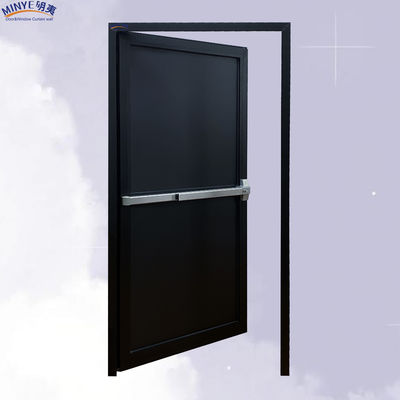 Mejorar sus puertas exteriores con una puerta de aluminio negro de doble pivote de 2,0 mm de espesor