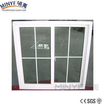 Ahorrar energía de vidrio doble templado UPVC PVC ventanas correderas para patio Vinyl ventanas de vidrio