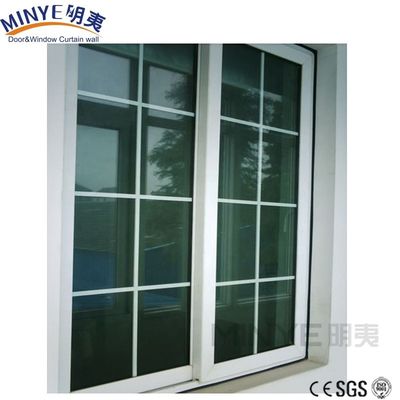 Ahorrar energía de vidrio doble templado UPVC PVC ventanas correderas para patio Vinyl ventanas de vidrio