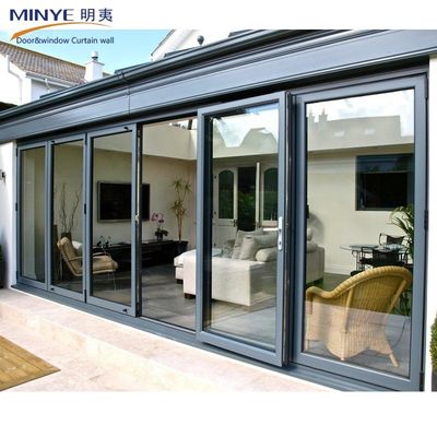 Diseño moderno Interior de aluminio Puertas francesas con ahorro de energía e aislamiento térmico