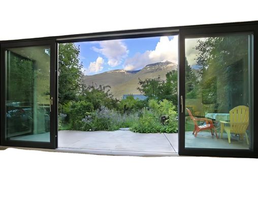Aislamiento acústico y térmico de alta tecnología china Puertas corredizas de aluminio para apartamentos