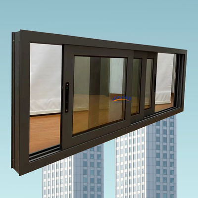 Salón de estar Energía Termal Break Aluminio Ventana corredera con Certificado ISO9001 CE