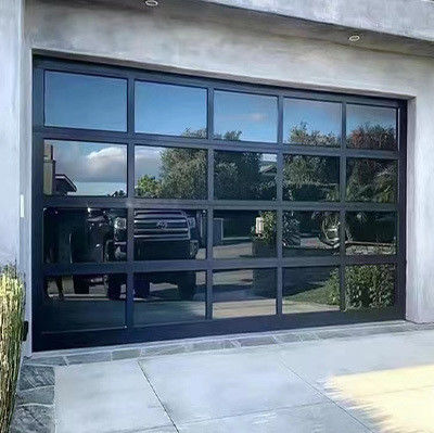 Puertas de seguridad Puerta de garaje de aluminio de estilo moderno para durabilidad y fiabilidad