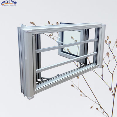 Ventana de revestimiento de aleación de aluminio con ruptura térmica y color personalizado