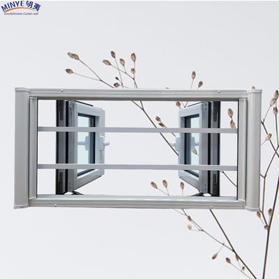 Ventana de revestimiento de aleación de aluminio con ruptura térmica y color personalizado