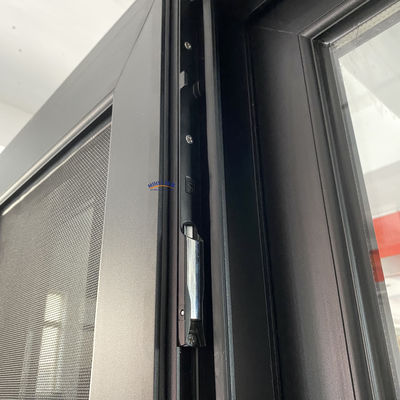 Puerta abierta doble de color personalizado para puertas de cristal francés que mejoran la ventilación y la estética