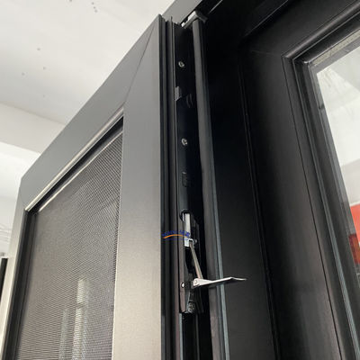 Puerta abierta doble de color personalizado para puertas de cristal francés que mejoran la ventilación y la estética