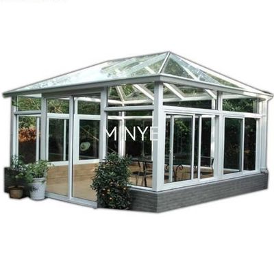Disfrute del aire libre con comodidad con el marco de material de aleación de aluminio de la casa de cristal de la sala de sol
