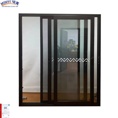 Interior de vidrio deslizante de aluminio Puertas francesas para el hogar Diseño apilable y posmoderno