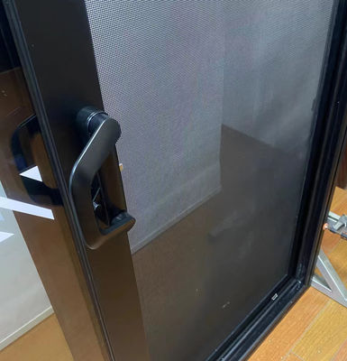 Interior de vidrio deslizante de aluminio Puertas francesas para el hogar Diseño apilable y posmoderno