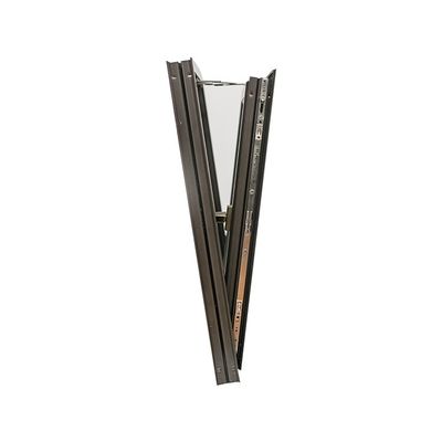 Ventana giratoria de inclinación de aluminio con ventaja de aislamiento térmico e impermeable