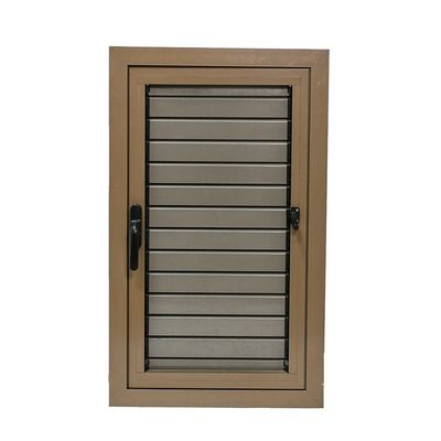Tamaño personalizado Portón de cristal de aluminio de caja operado a mano en colores personalizados