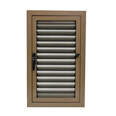 Tamaño personalizado Portón de cristal de aluminio de caja operado a mano en colores personalizados