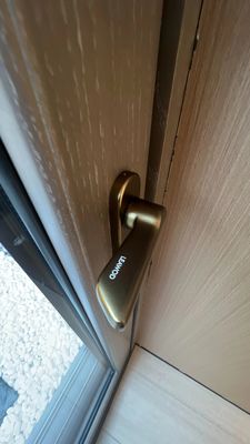 Puerta corredera de aluminio de vidrio de oficina francesa para exteriores a un precio asequible