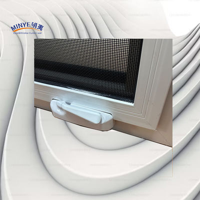 Ventana de revestimiento de aluminio con pantalla desmontable y diseño de doble color