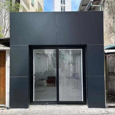 Puerta de apilamiento a prueba de agua para el patio de la casa Diseño aislamiento térmico insonorizado ahorrar energía