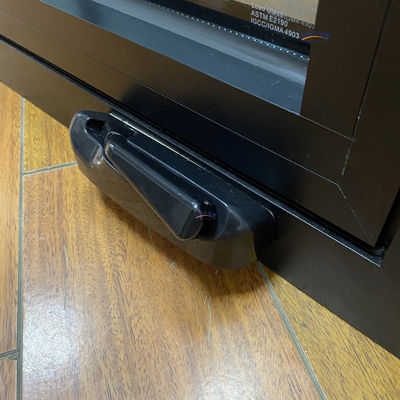 Estilo swing Moderno aislamiento térmico simple e impermeable Impacto de huracán Diseño de ventanas de vidrio de aluminio para el hogar francés