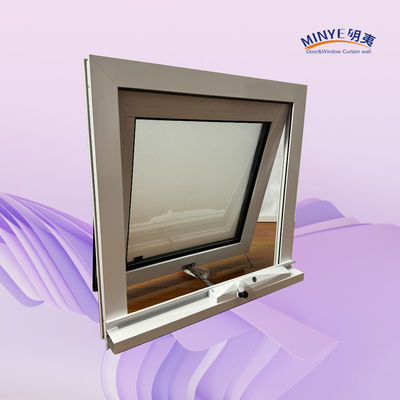 Ventana de toldo de doble vidrio de estilo australiano con aislamiento térmico e impermeable