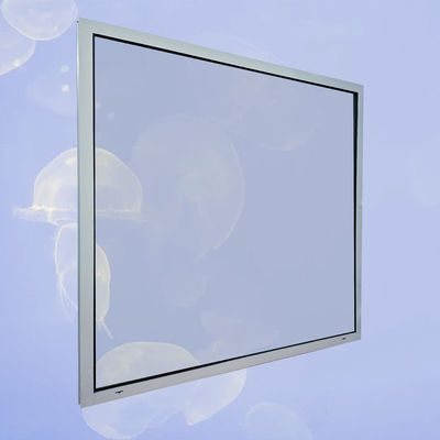 Cuadro de aluminio vidrio doble templado ventana de imagen negra para la promoción de productos