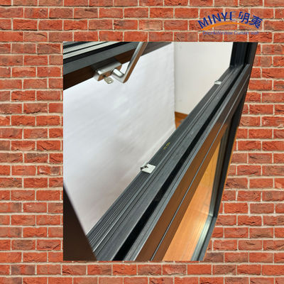 Ventana de vidrio doble templado para el dormitorio