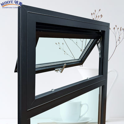 Función a prueba de viento Personalización moderna de doble telón de vidrio Ventanas de oscilación de apertura vertical