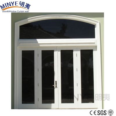 Tamaño personalizado Hiseng Casa moderna resistente a la intemperie Exterior Pvc Casement Puerta de PVC