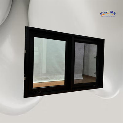 Ventana de cascada de aleación de aluminio de vidrio doble templado con ventilador de uñas y rotor térmico
