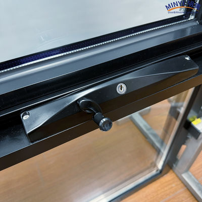 Janela de aluminio ciego con persiana incorporada