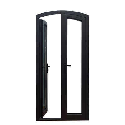 Puerta de casamento de entrada frontal de color personalizado para el hogar y comercial en aleación de aluminio