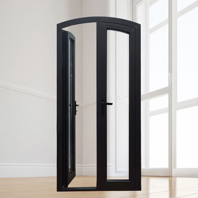 Puerta de casamento de entrada frontal de color personalizado para el hogar y comercial en aleación de aluminio