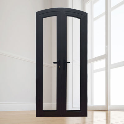 Puerta de casamento de entrada frontal de color personalizado para el hogar y comercial en aleación de aluminio