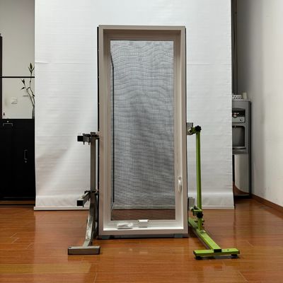 Ventanas de doble acristalamiento de diseño moderno con aletas de clavos y protección ambiental al 100%