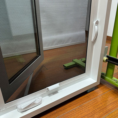Ventanas de doble acristalamiento de diseño moderno con aletas de clavos y protección ambiental al 100%