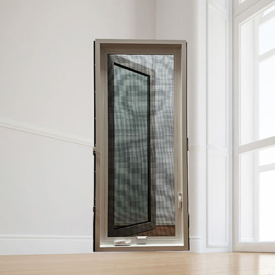 Ventana de acristalamiento estadounidense en blanco y negro con marco de aleación de aluminio personalizable OEM