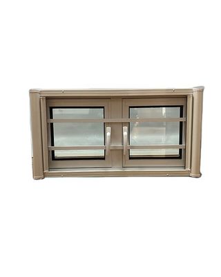 Ventana de aluminio con buena resistencia al viento y vidrio doble