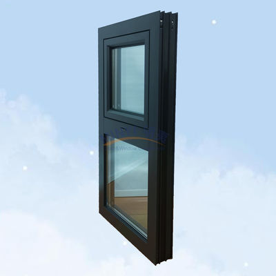 Ventana de toldo de aluminio con revestimiento en polvo chino de alta resistencia con diseño personalizado