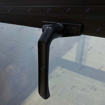 Ventana americana de alta resistencia con buena resistencia al viento y diseño moderno