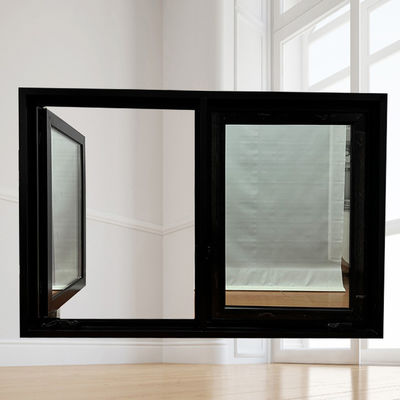 Ventana de revestimiento de aluminio personalizada con buena resistencia a la corrosión y alta resistencia