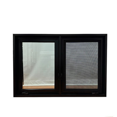 Ventana de revestimiento de aluminio personalizada con buena resistencia a la corrosión y alta resistencia