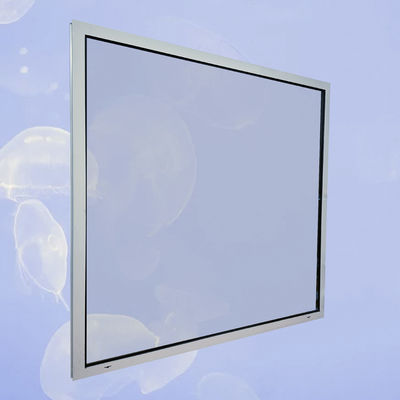 Buena resistencia al viento Aluminio ventana fija con colores personalizados y aislamiento acústico