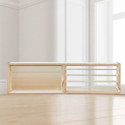 Ventana de persiana de vidrio de aluminio de diseño moderno para resistencia a la corrosión y alta resistencia