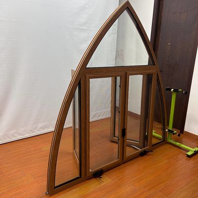 Buena sellado Europa estilo ventana de revestimiento con aislamiento térmico y tamaño personalizado