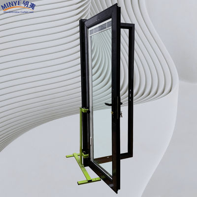 Buen sellado Puerta de aluminio de revestimiento de corte térmico al aire libre personalizada para alta resistencia