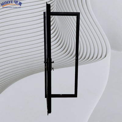 Buen sellado Puerta de aluminio de revestimiento de corte térmico al aire libre personalizada para alta resistencia