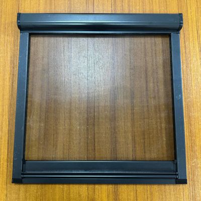 Moderno diseño de aluminio de rollo de fibra de vidrio de ventana con buena resistencia al viento