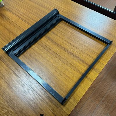 Moderno diseño de aluminio de rollo de fibra de vidrio de ventana con buena resistencia al viento