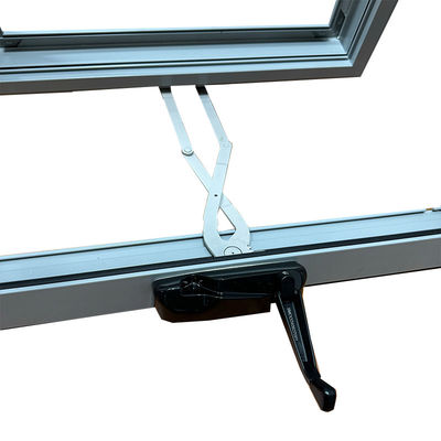 Cuadro de aleación de aluminio pantalla de fibra de vidrio ventanas de doble telón de vidrio para dormitorio moderno